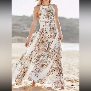 Jaase Delilah print maxi dress